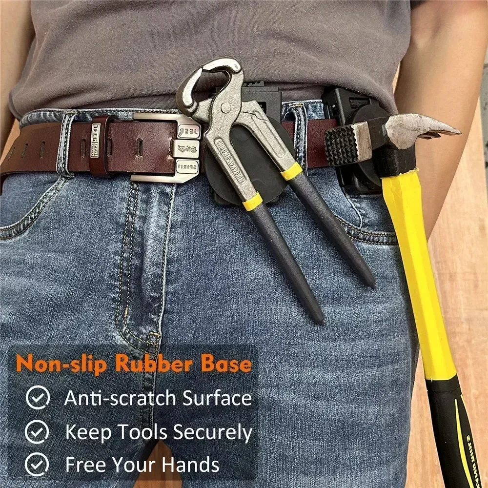 Magnetic Master Tool Holster คลิปหนีบเข็มขัดค้อนไขควงผู้ถือแฮนด์ฟรีประแจปรับเครื่องมือแม่เหล็กอุปกรณ์จัดเก็บข้อมูล