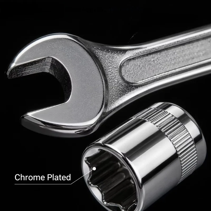 Hand Tool Kit Plated Socket Set