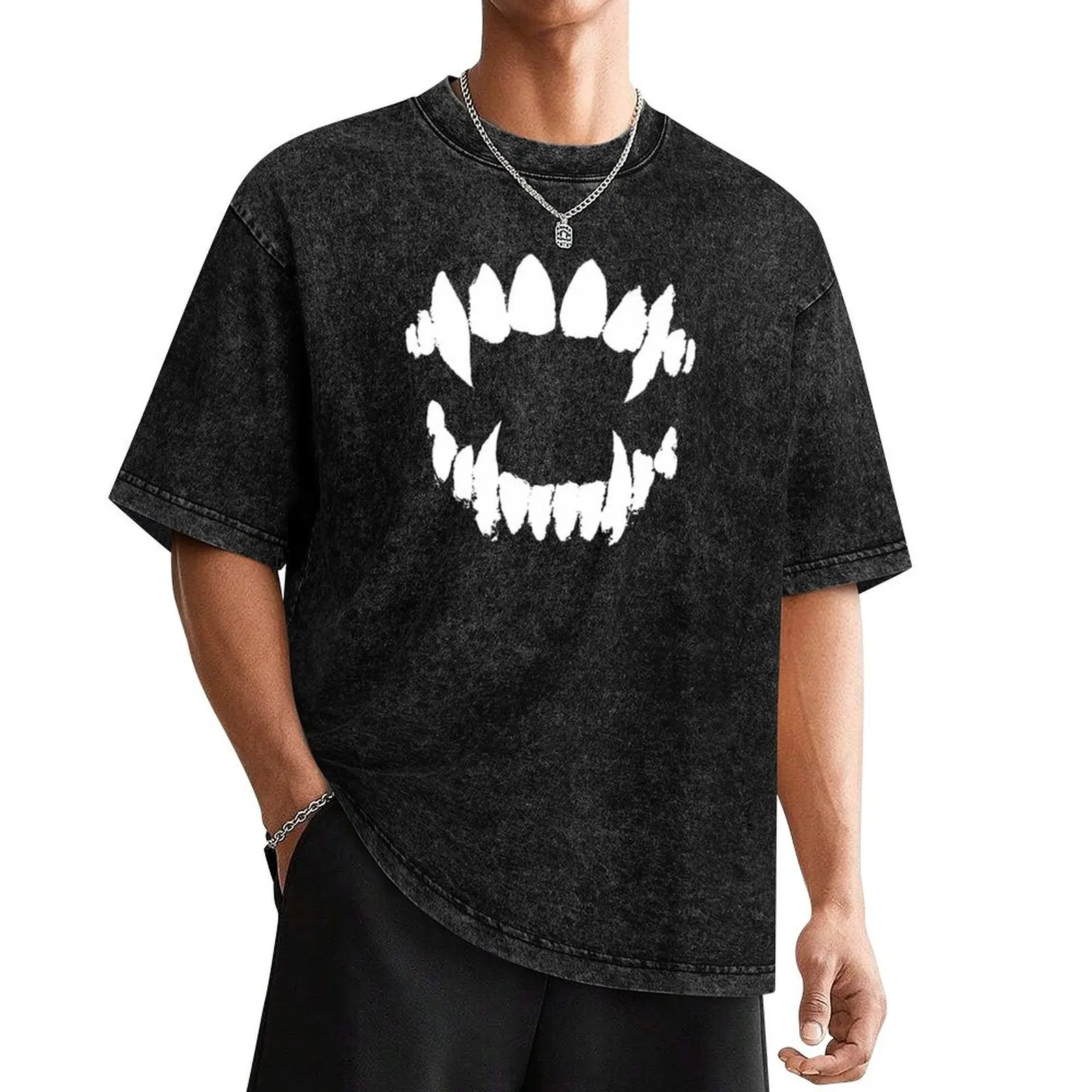 

FANGS T-Shirt oversizeds football t shirt cotton t shirt men