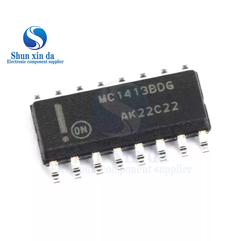 10PCS MC1413BDR2G MC1413BDR2 MC1413 MC1413BDG SOP16 SMD 달링턴 트랜지스터 고전압 고전류 달링턴 IC