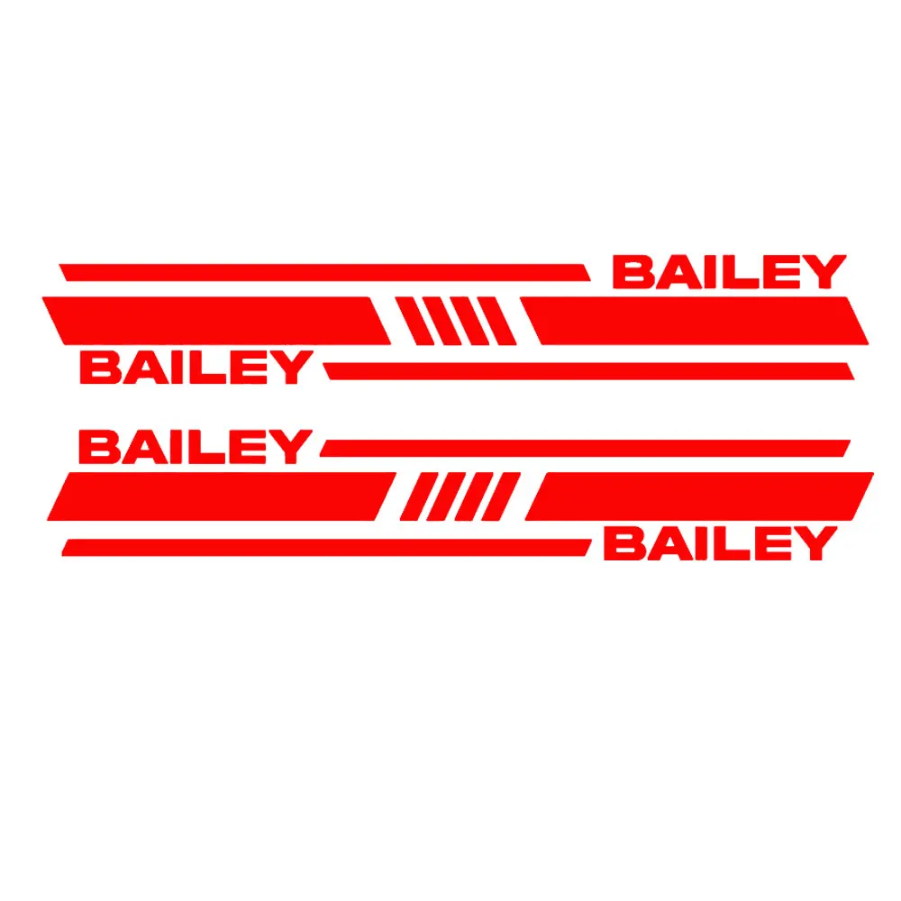 2 Stück Seitenstreifen-Aufkleber für Bailey Wohnwagen Wohnmobil Wohnmobil xd-003