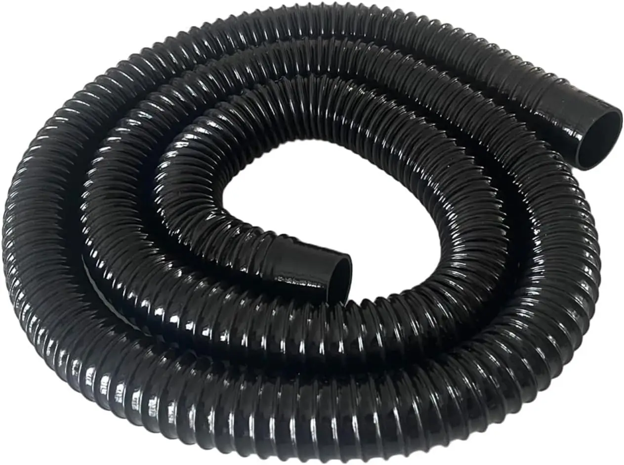 1SET RV Parts Bilge Pump Hose 1-1/8 Inch Dia Bilge Pump Installation Kit With 2 Stainless Steel Clamp And Thru-Hull Fitting Hose