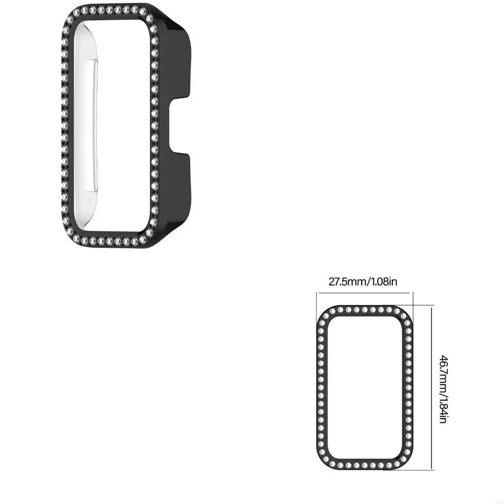 F42D Frame Protector Scratch Resistant Cover Plastic Protective Case Scratch Proof Watch Protector for Watch  10/9/8