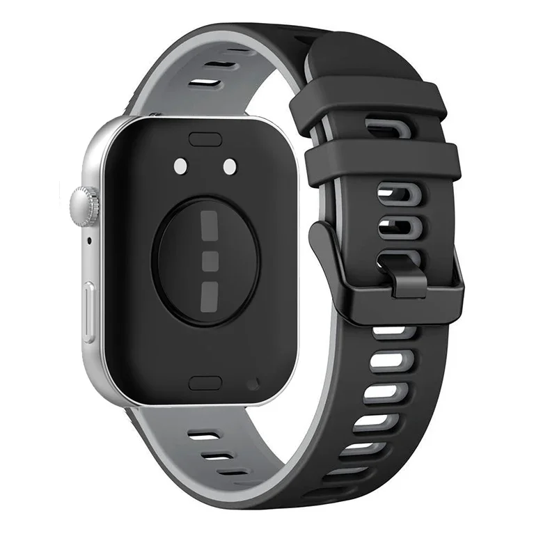 حزام سيليكون يحجب الألوان لساعة Huawei Watch Fit 4 Pro/4 حزام بديل رياضي قابل للتنفس لساعة Huawei Watch Fit 3