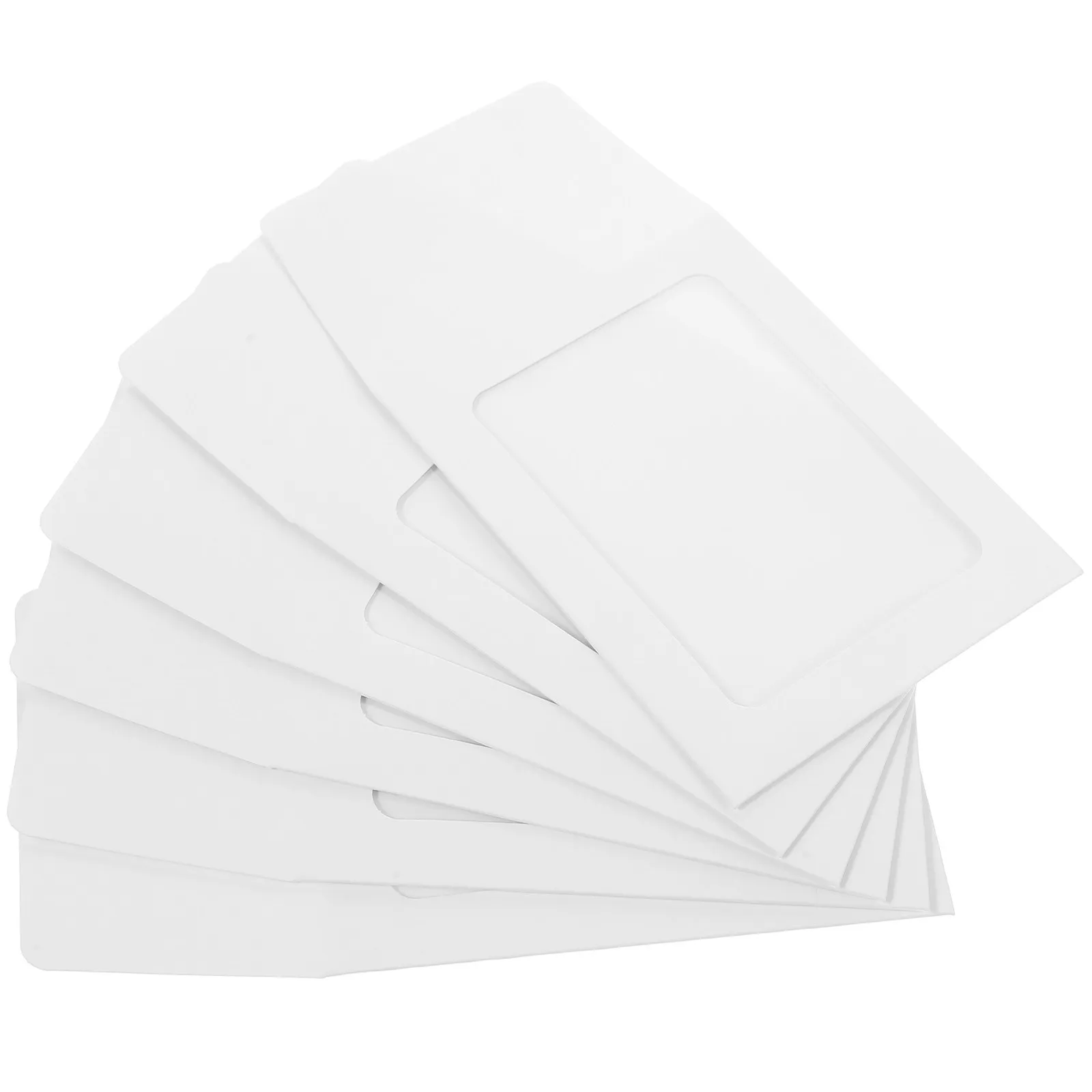 

20 шт. прозрачных конвертов с окошком для карточек, защитные чехлы от царапин, прозрачные держатели для фотографий, портативный органайзер для карточек