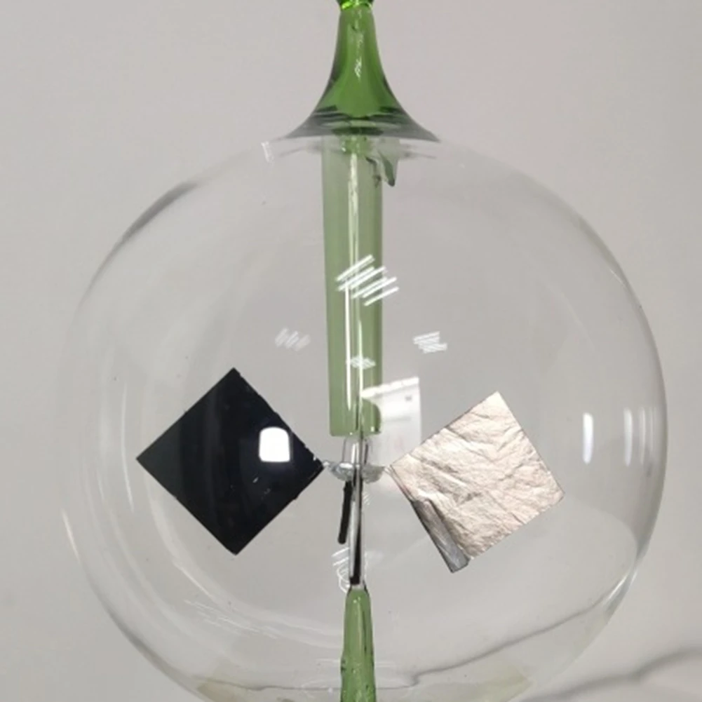My Home 4 Blades Rotating Glass Windmill Solar Powered Crookes Radiometer Light Mill/Educational Teaching Study Tool