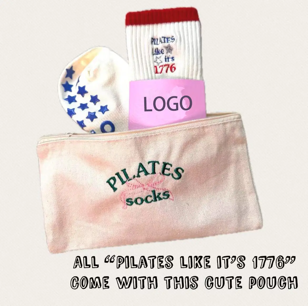 Produttore Logo personalizzato OEM Design Donna Cotone antiscivolo Grip Ruffle Ricamo Antiscivolo Yoga Pilates Calzini