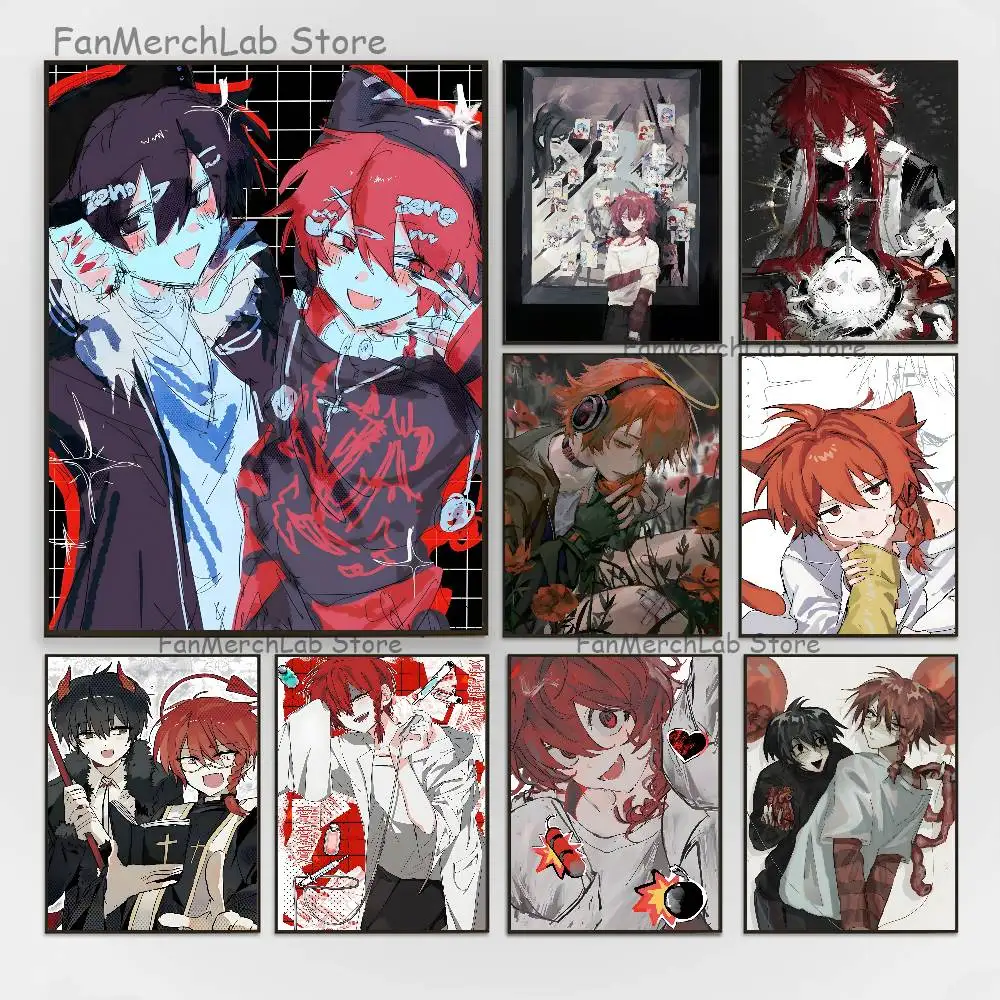 

Z-Zeno R-Remake Anime Club Bar Paper Vintage Poster Wall Art Painting Bedroom Study Stickers