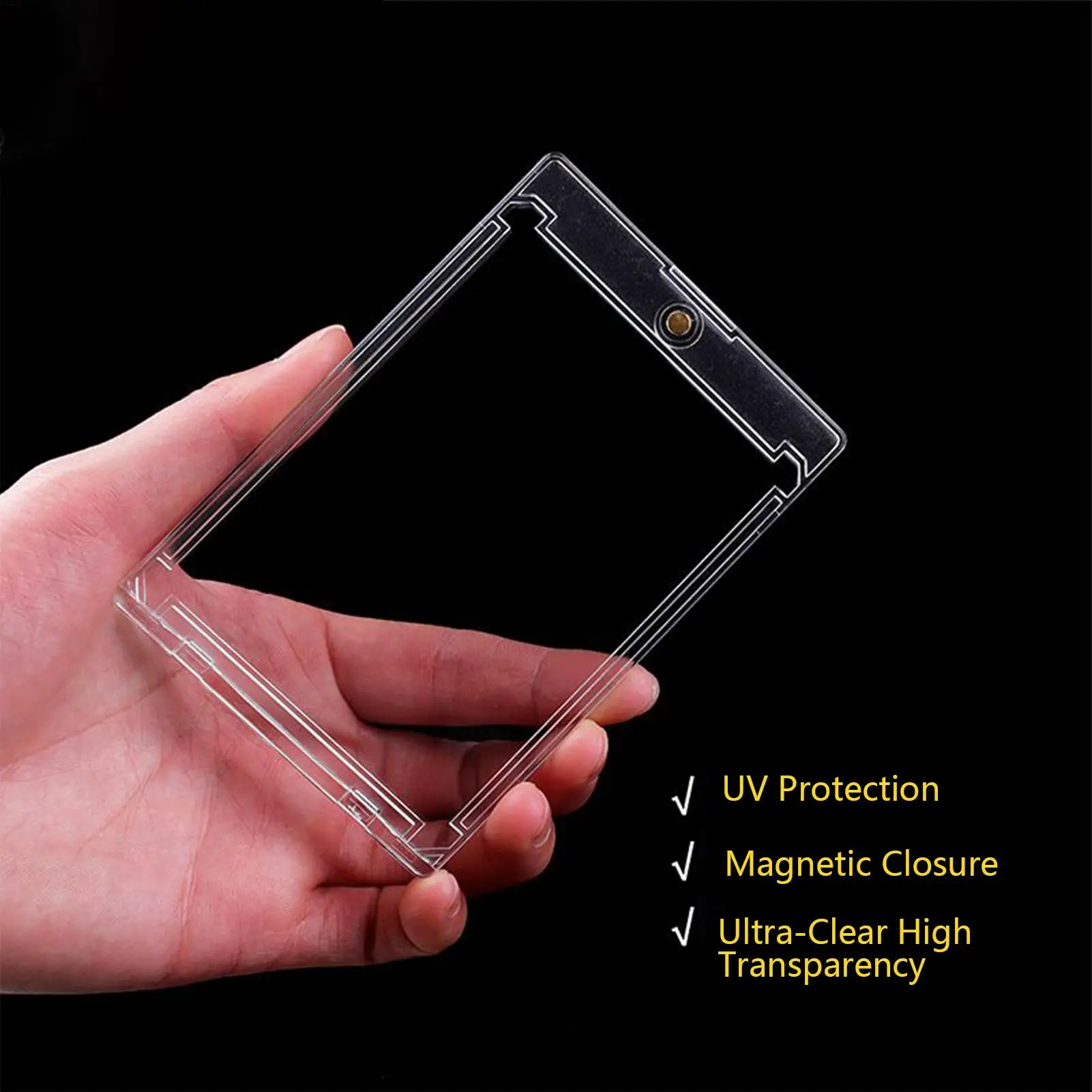 

Жесткие рукава для карточек Магнитные акриловые жесткие рукава для бейсбольных карточек Спортивные развлекательные принадлежности для хранения дисплея