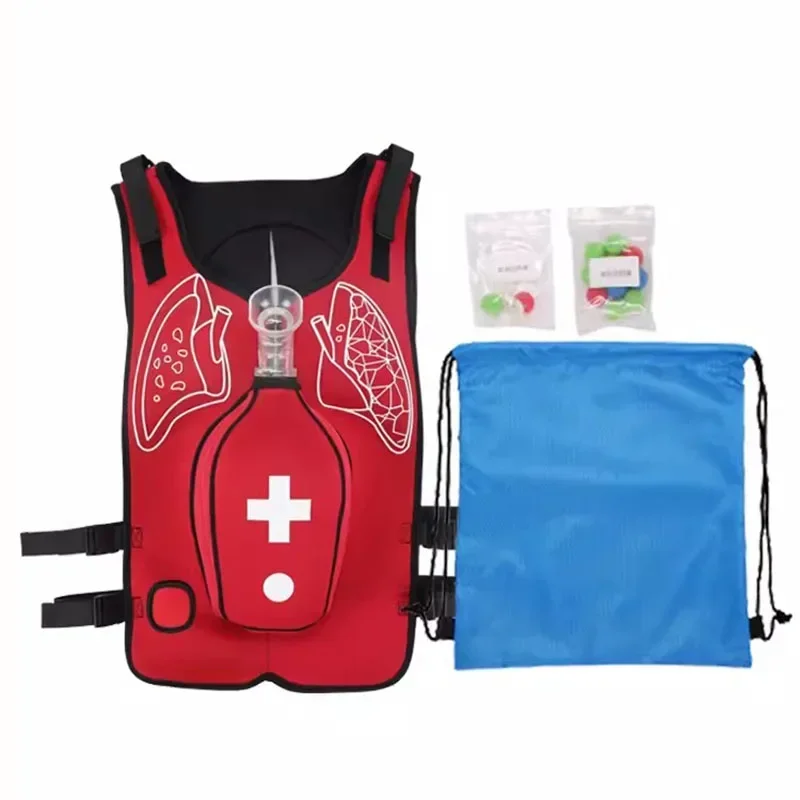 Heimlich Training Vest With Tracheal Blockage, Wearable Adult Infarction Teaching Mold