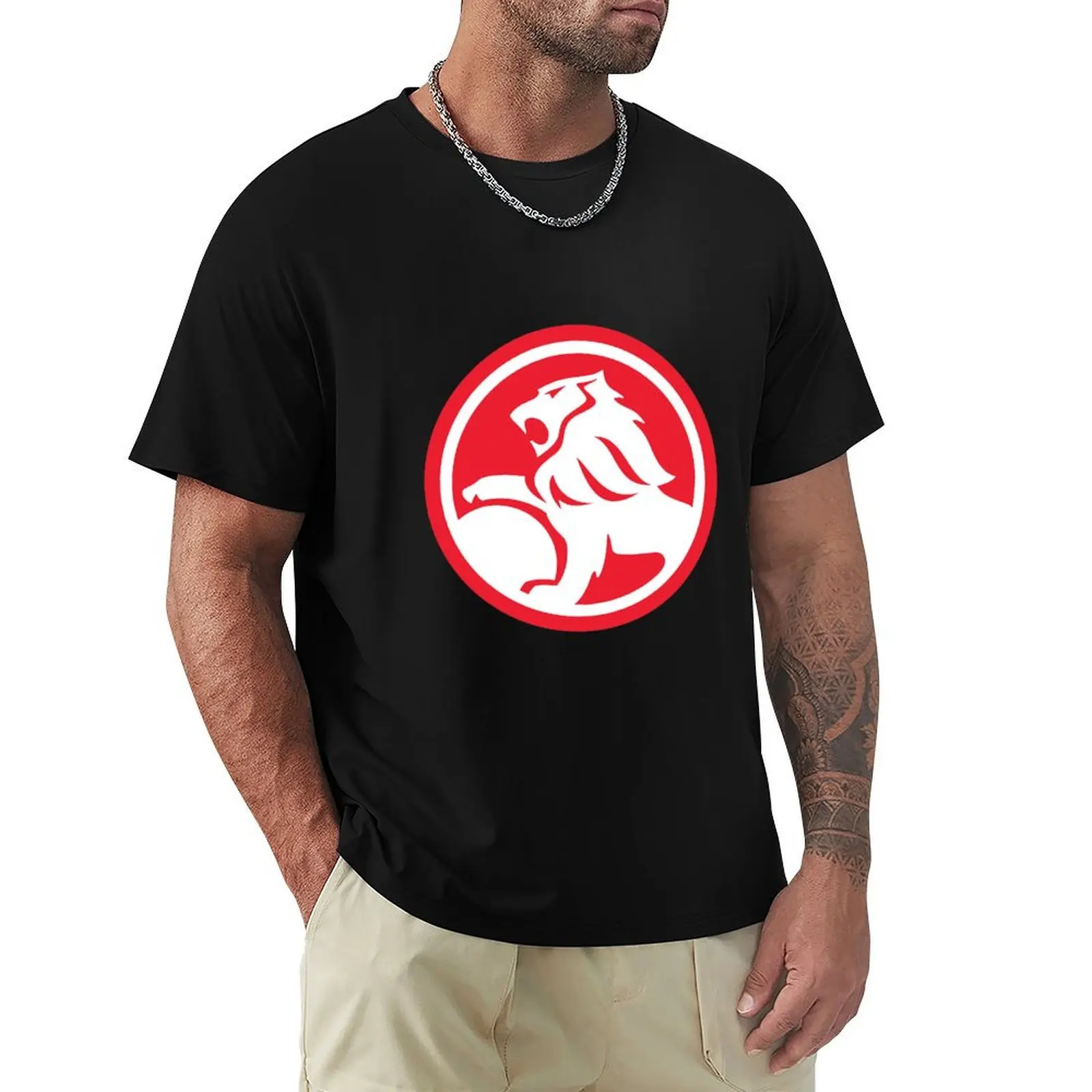 Holden Logo T-Shirt Minimalist Plain Crew Neck T-Shirt