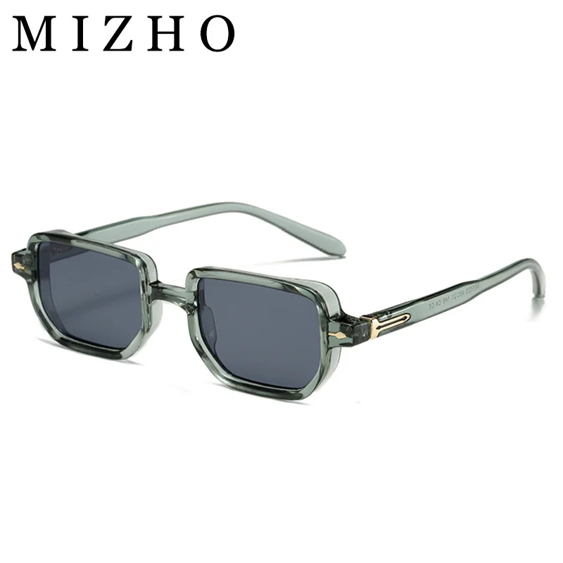 

MIZHO Trend переносные солнцезащитные очки в толстой прозрачной оправе мужские винтажные солнцезащитные очки в стиле панк женские уличные очки