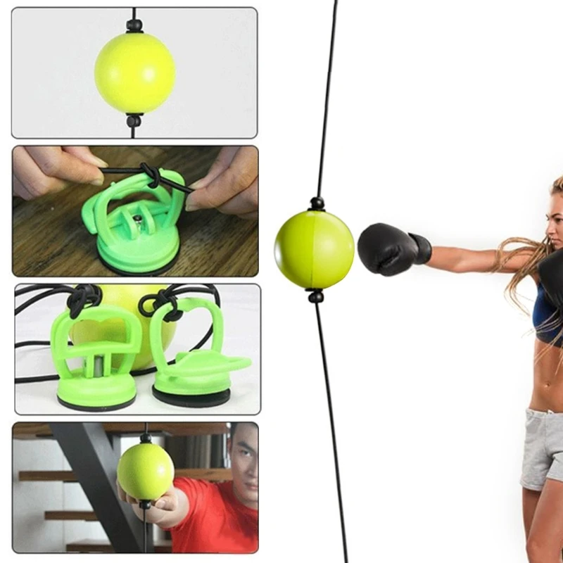 Boxing  Ball, Boxing Trainer Suction Cup Suspension Type Boxing Ball  Speed Train Ball Training Boxing Ball