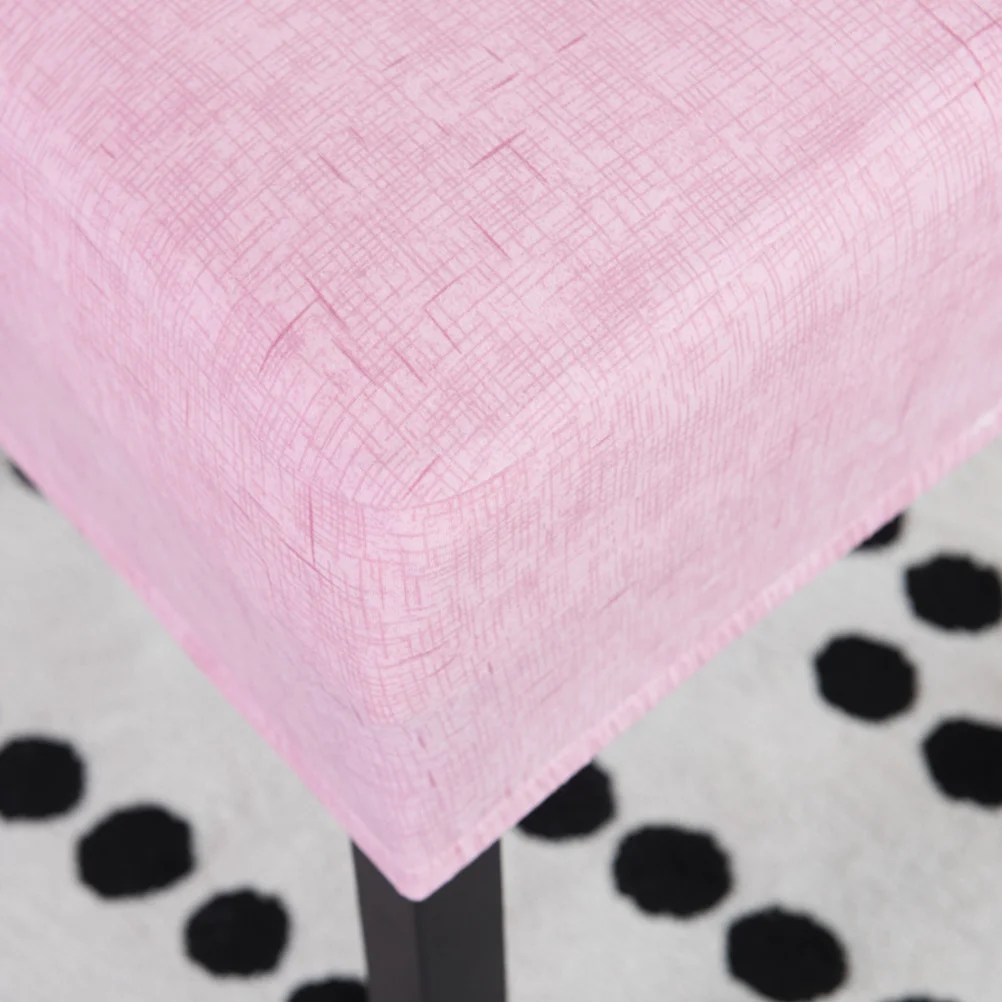 

Stretchy Chair Cover Elastic Polyester Spandex Seat Protector For Dining Room Banquet Wedding Party Event Use Pink Home Textile