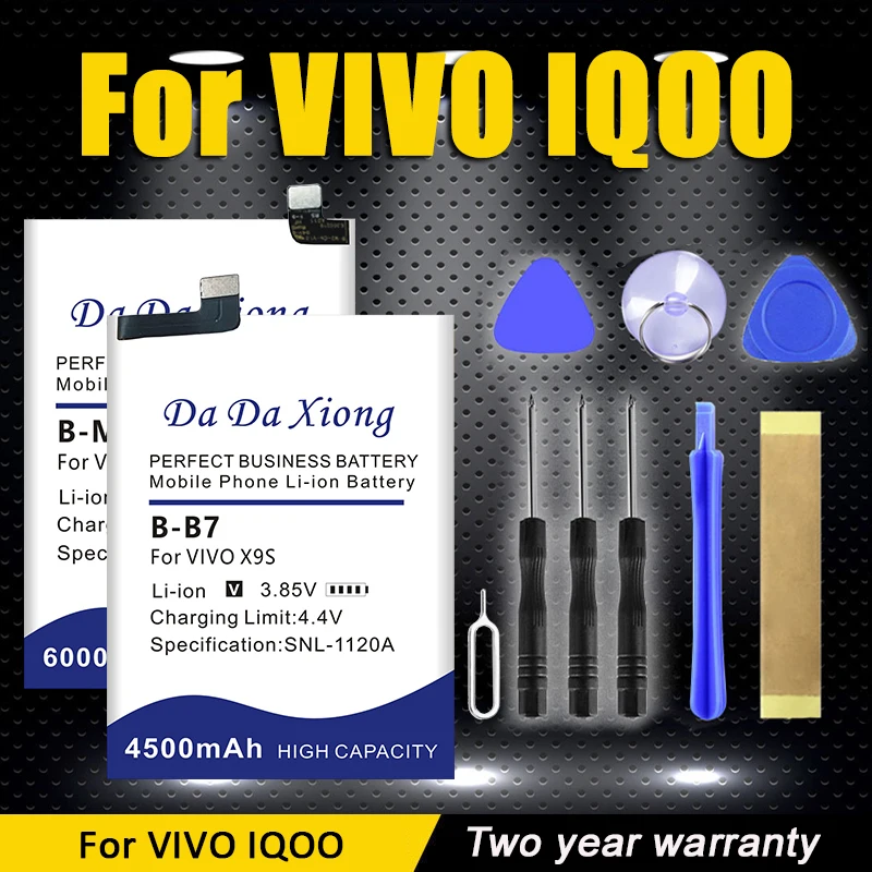 B-D1 B-M2 B-B0 B-B7 B-F9 B-C2 B-A0 Battery For VIVO Xplay V3 V3ma 6 X9S X9SL Z6 X20 X20A Plus Max IQOO 6G 8G 12G V1824BA V1824A