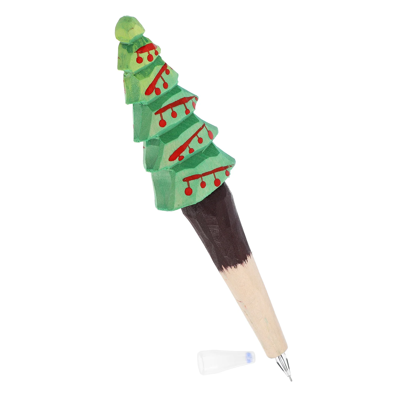 Christmas Gel Ink Pens Set Novelty Xmas Tree Design Black Ink Holiday School Office Supplies Christmas Themed Writing Pens