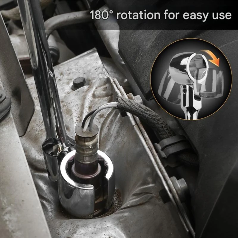 

Металлические датчики кислорода, инструмент с нержавеющим покрытием, датчики кислорода O2, торцевой ключ 7/8 дюймов, 22 мм, 37JD