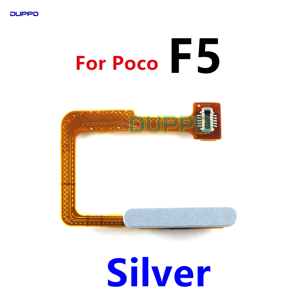 For Xiaomi Poco F5 Pro F5Pro Fingerprint Sensor Scanner Touch ID Connect home button Flex Cable Replacement