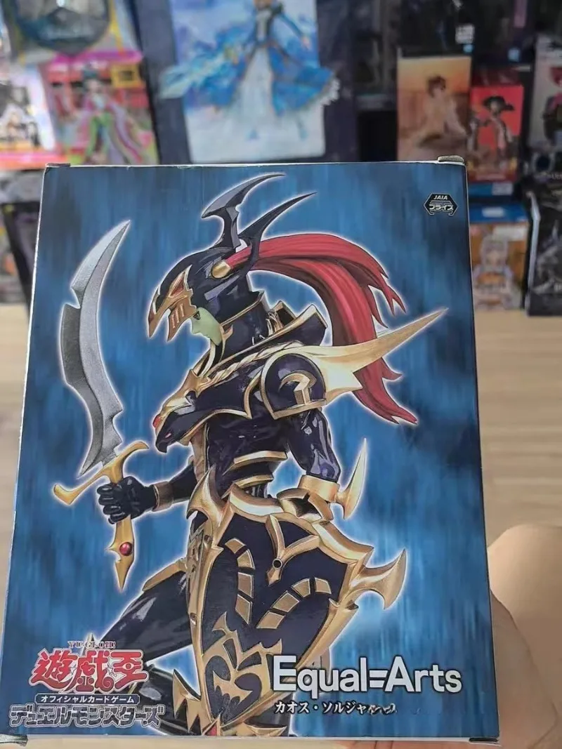 Auf Lager Original BANDAI BANPRESTO Yu-Gi-Oh! Black Lustre Soldat Anime Action-figuren Modell Spielzeug desktop Ornament sammeln Geschenke