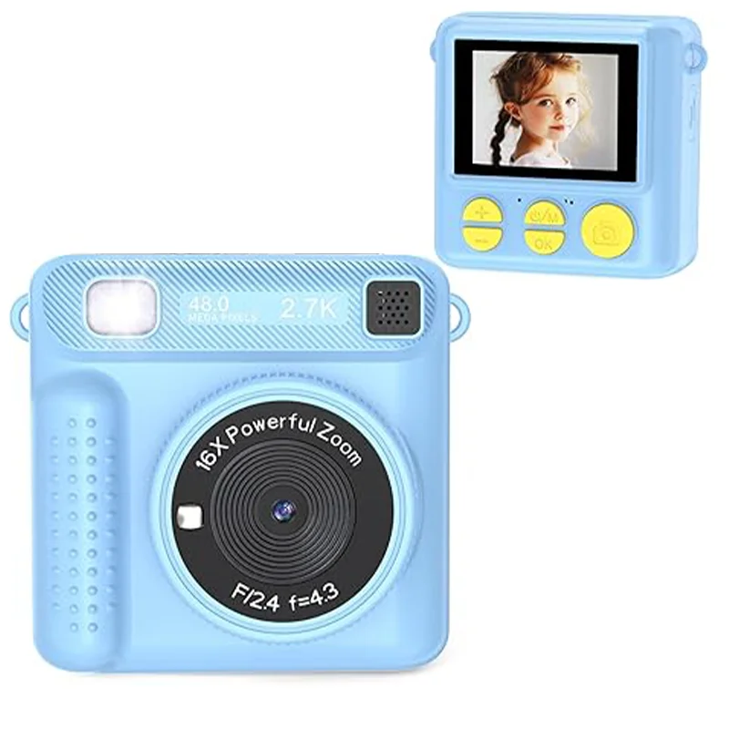 

Children Digital Camera Instant Print for Kids Thermal Print Camera Instant Photo Printing Camera Video Toys+32G Memory Card