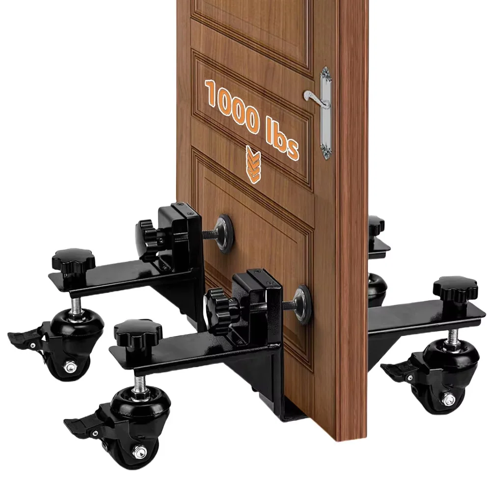 

360º Rotation Door Installation Dolly Door Panel Handling Trolley Translating Roller Heavy Duty Door Panel Trolley Board Dolly