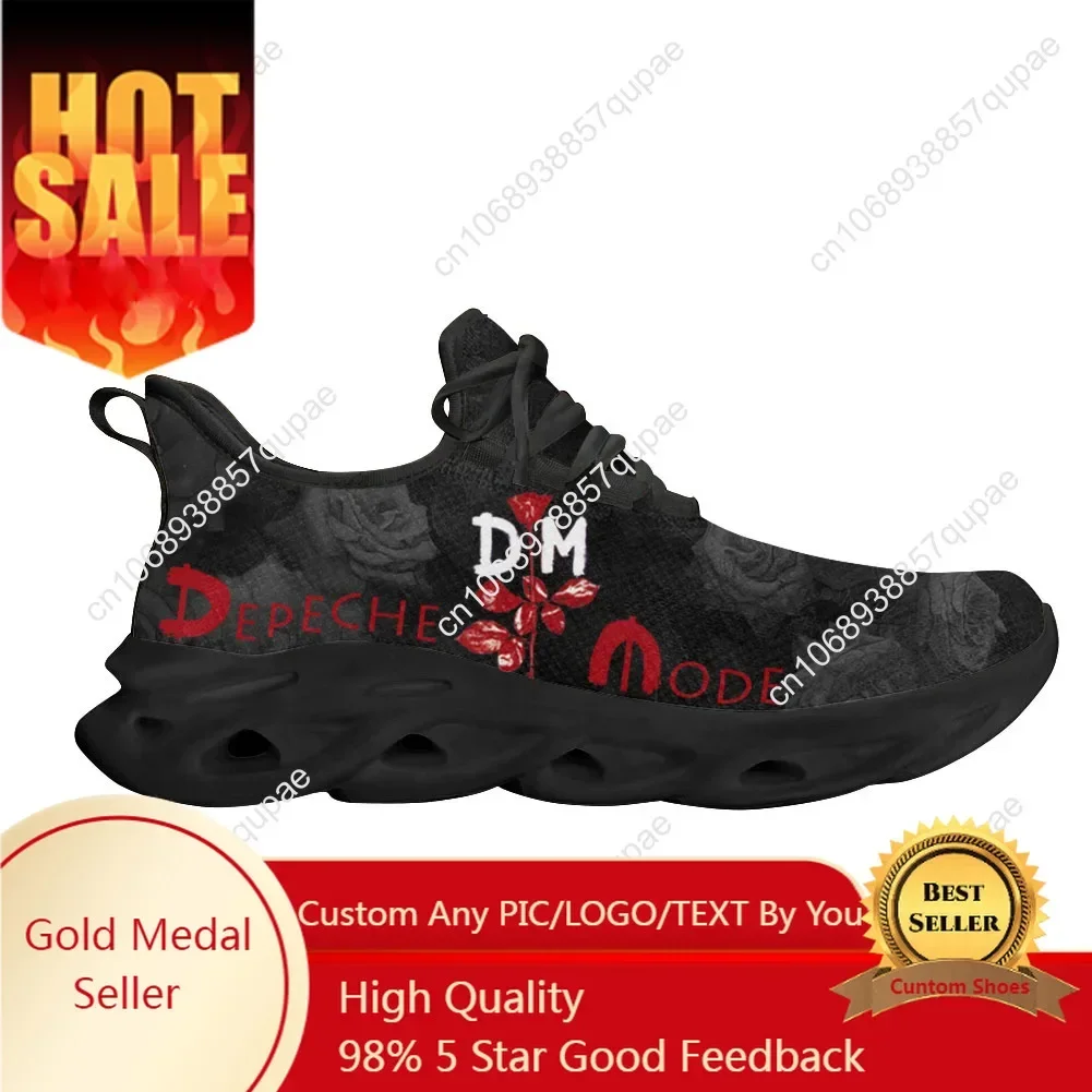 

D-Depeche R-Rock Band Mode Flats Sneakers Men Women Sports Running Shoe Violator High Quality DIY Sneaker Customized Shoe