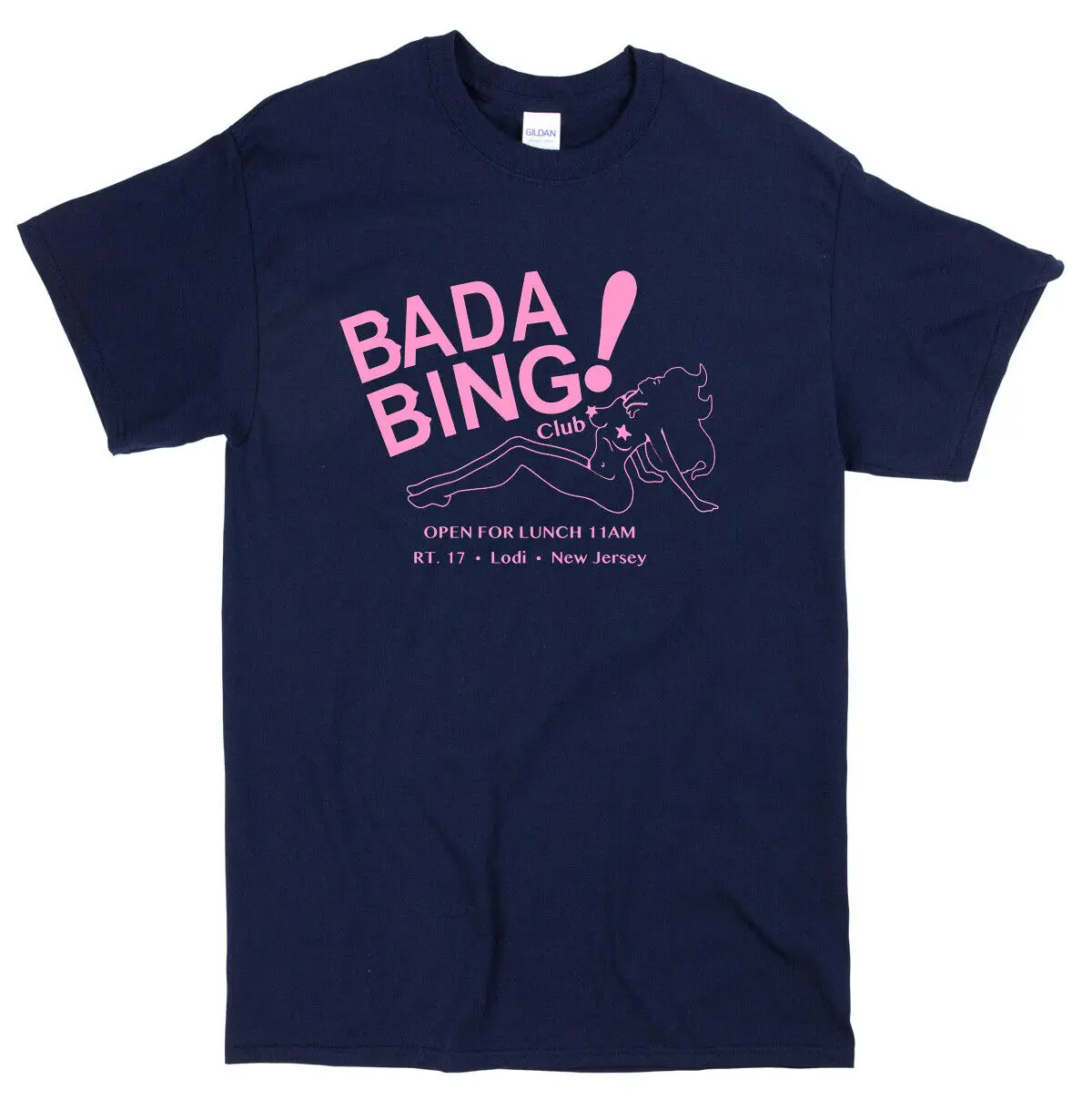 The Sopranos Inspired Bada Bing T Shirt Classic Iconic Tv Gangster Mafia