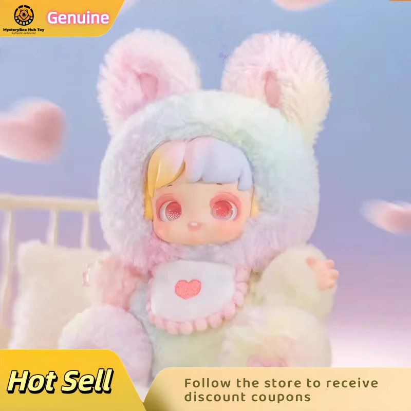 

Подлинная серия Miana Nighty-Night To U, трендовая виниловая глухая коробка, милая кукла с подвеской, модные украшения, коллекция подарков