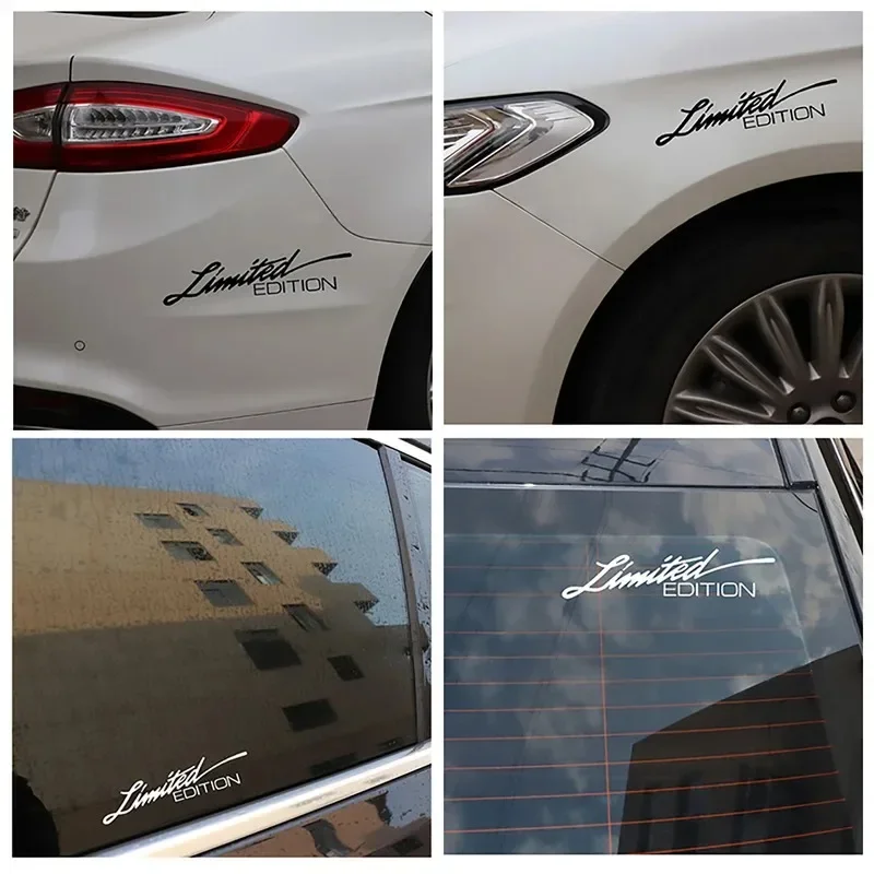 Bicycle Car Reflective Laser Sticker English Letter Decal Waterproof Vinyl 16x4cm