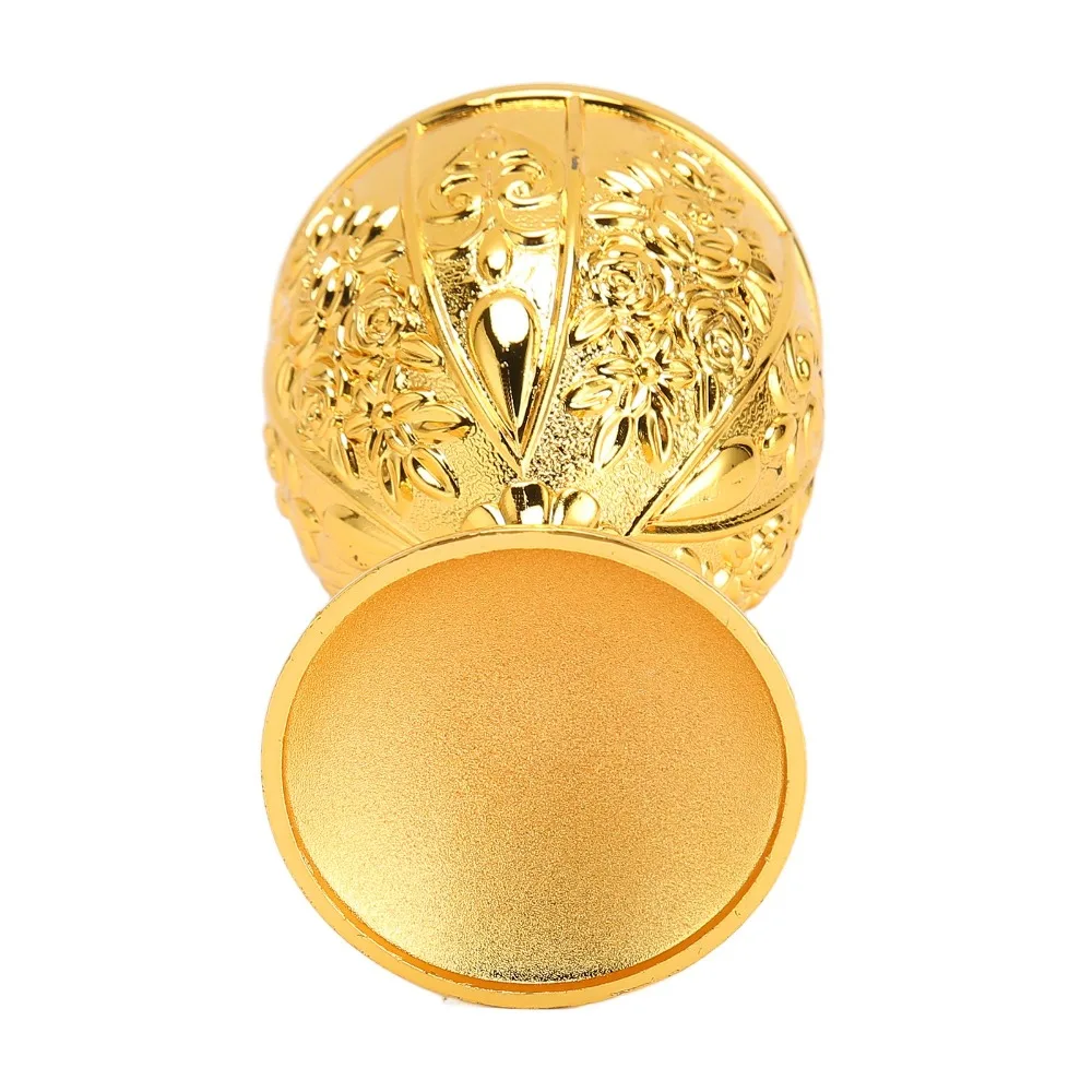 Goblets & Chalices Metal Metal Wine Cup Flower Vintage Vintage Goblet Gold Bronze Engraved Shot Glasses Home Decoration