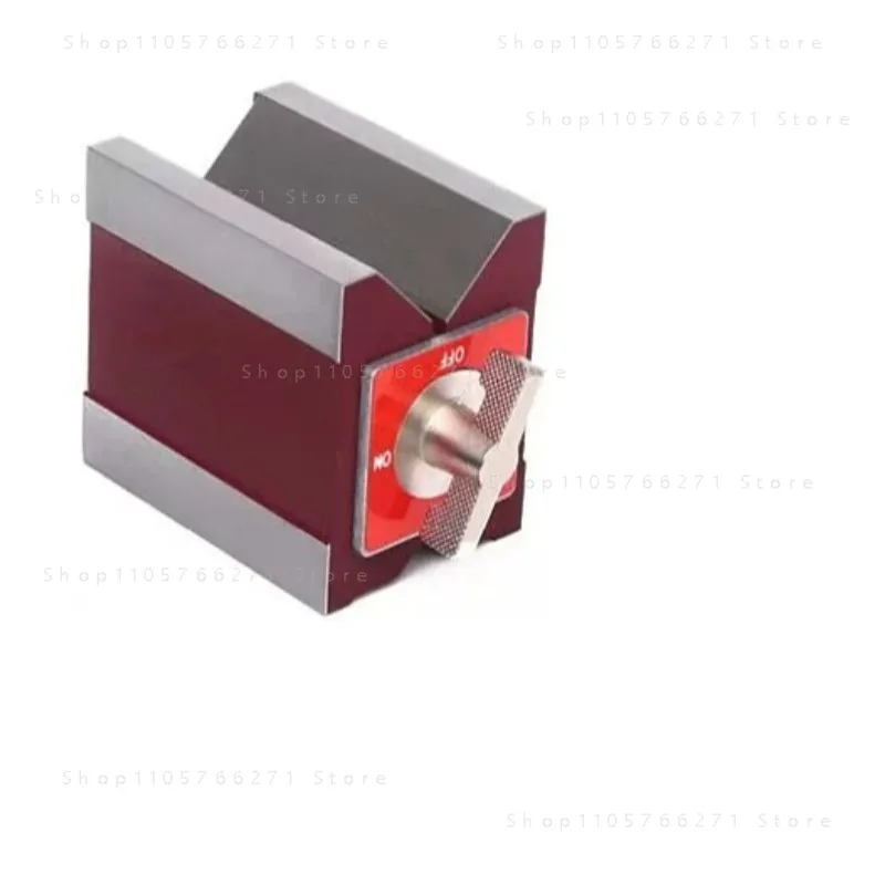 Duty Magnetic V with On/Off Switch  Ground Steel Vee Block for Machining Inspect Magnetic Chuck Angle Plate 1 pcs