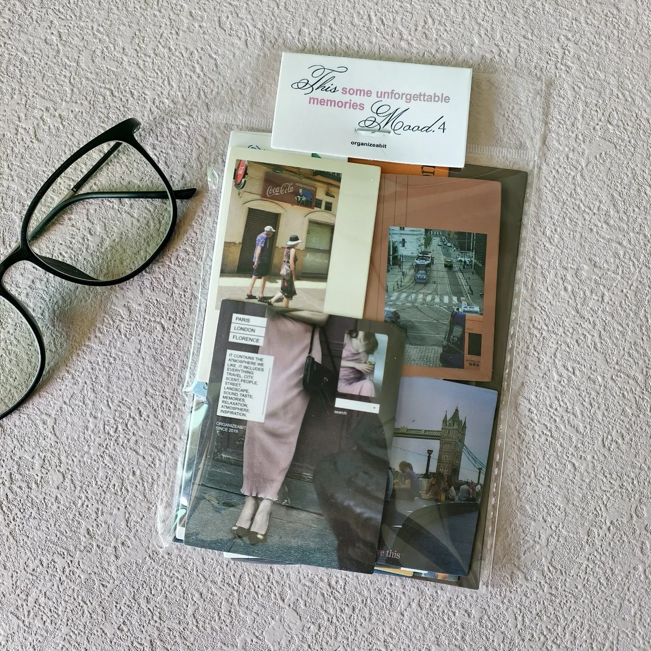 الكورية OAB بطاقة ملصق حزمة الشمال نمط الوردي الرجعية سكرابوكينغ الزخرفية INS المواد فسيفساء ورقة لوازم الحرف اليدوية