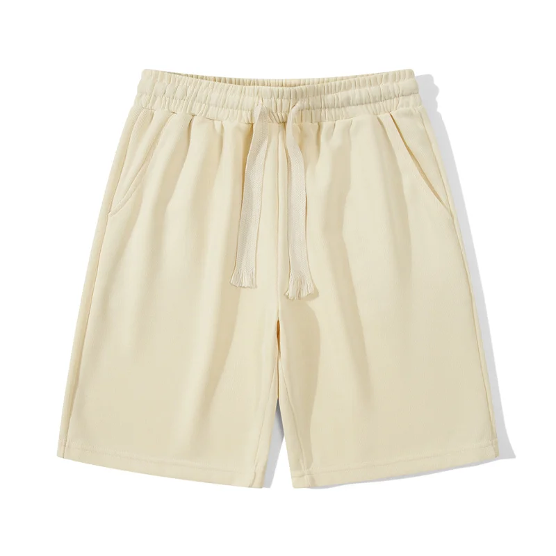 

Summer New Drawstring Shorts Men fashion Jogger Sweathshorts Casual Classic Workout Gym pure color comfort loose Sports Shorts