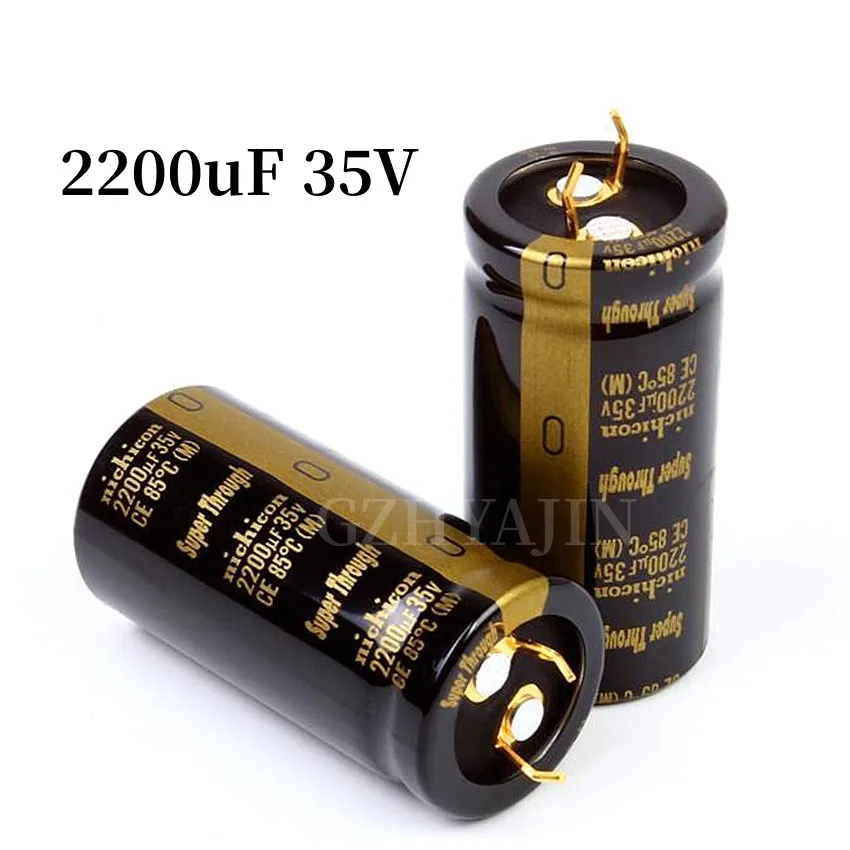 

Nichicon 35V 2200UF KG Super Through Super Penetration Electrolytic Capacitor