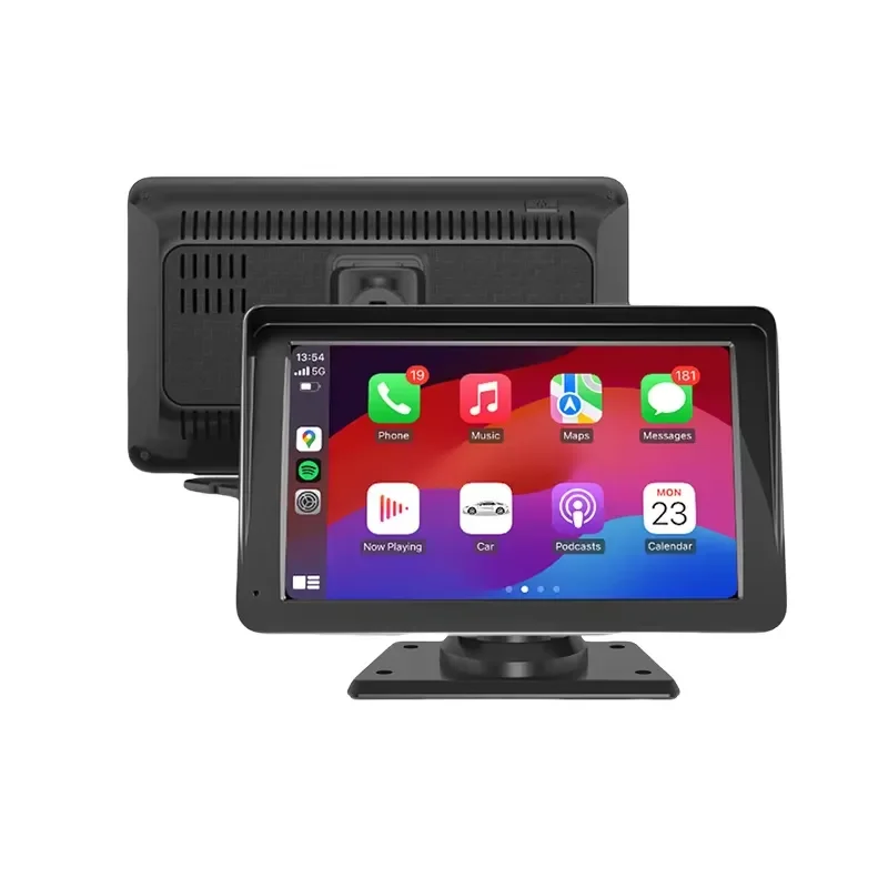 7 Inch Portable Car Bluetooth MP5 Player High Definition Large Screen Wireless Carplay Car Navigation