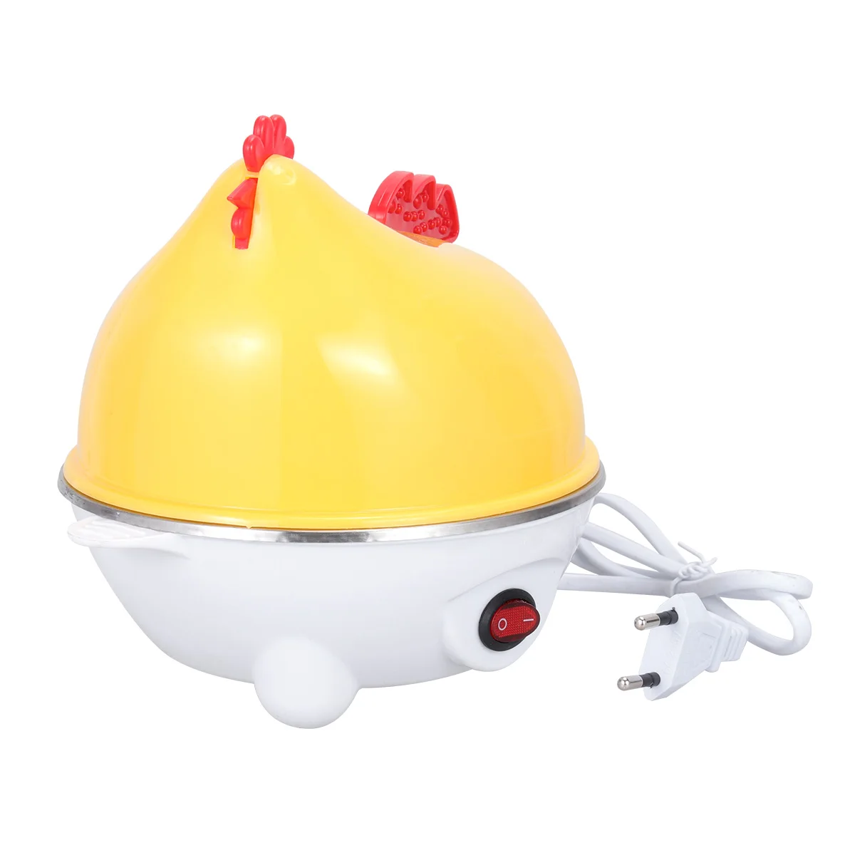 

Egg Steamer Boiler Cooker Chicken Shape Automatic Power-off Kitchen Utensil Poacher