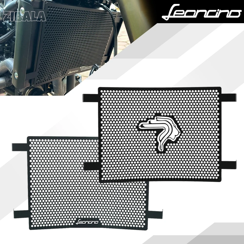 

For Benelli Leoncino 800 Leoncino800 2020-2023 2024 CNC Aluminum Radiator Guard Grille Cover Protector Motorcycle Accessories