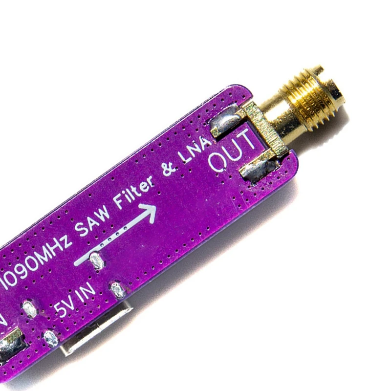 Filtre SAW actif ADS-B et alimentation LNA 5V 1090Mhz 1.09 mesurz