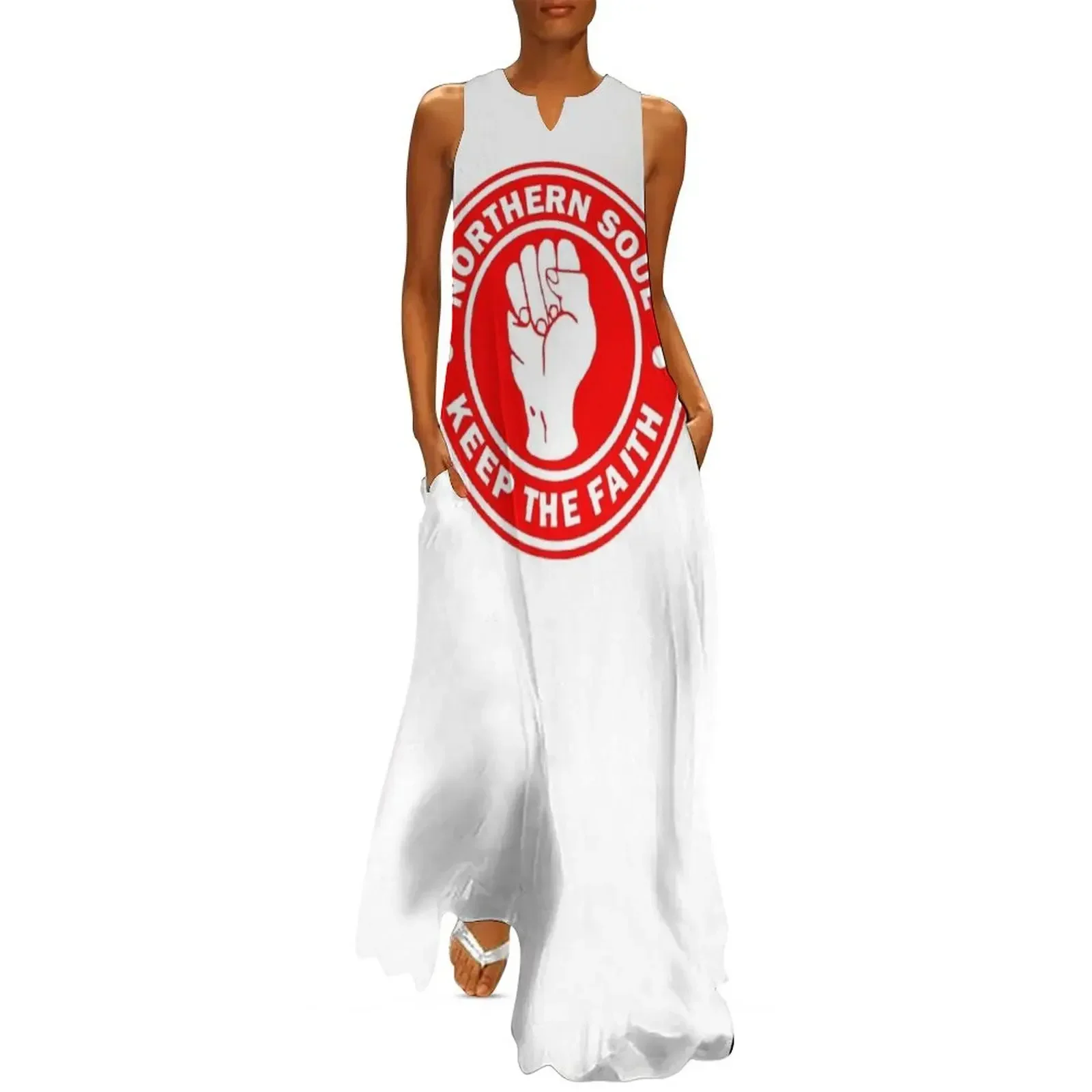 

Northern Soul Logo Red Long Dress summer clothes women's dresses luxury Women long dress dresses ladies 2025 summer Dress
