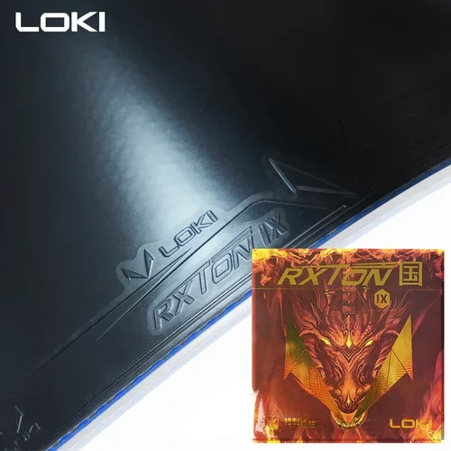 Imagen 2 del producto LOKI-RXTON 9 Goma para tenis de mesa, Goma de Ping Pong súper adhesiva Pips-in, Energía interna, Esponja para pastel azul, Ataque y arco rápidos
