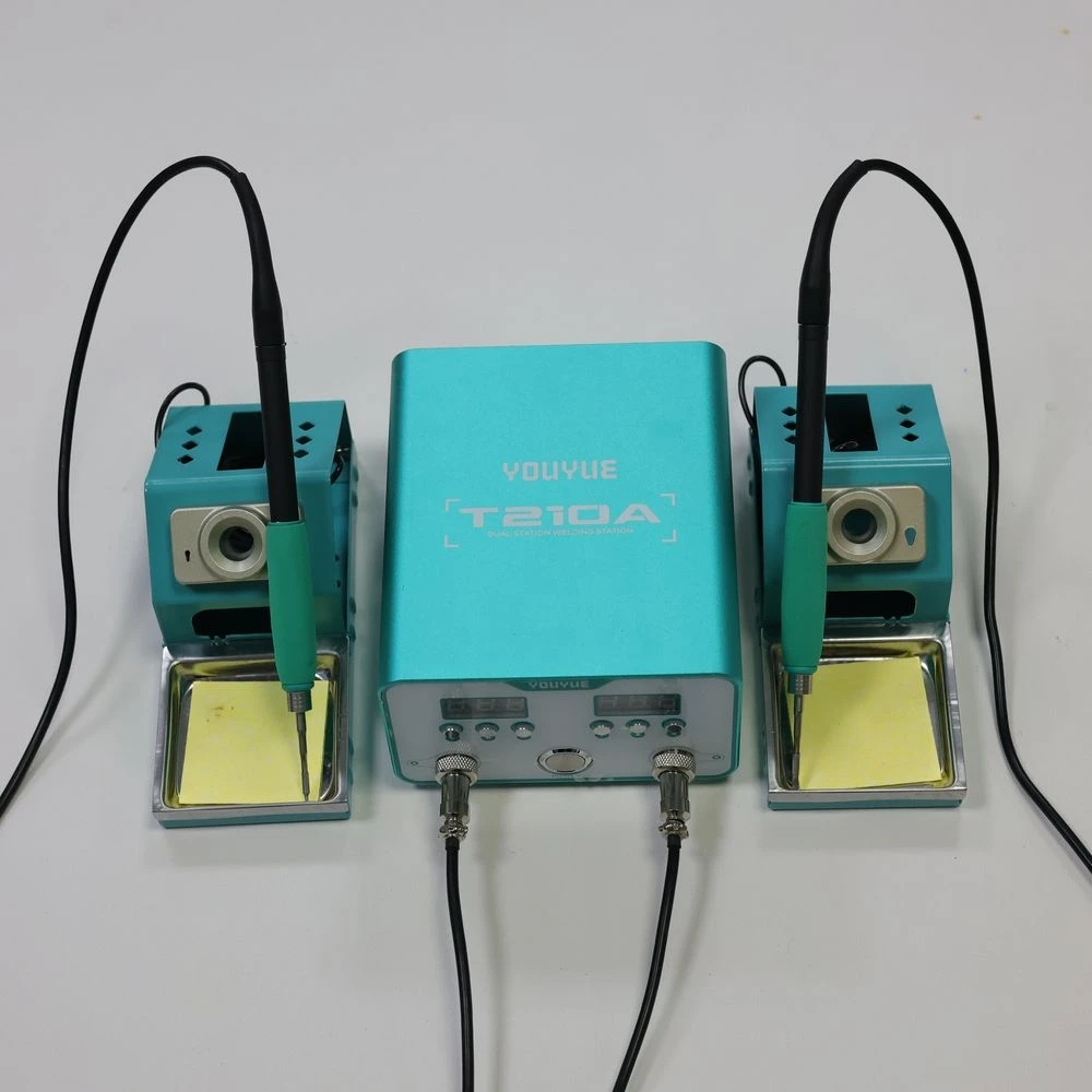 

New Model UYUE T210A Dual Output Soldering Station, Efficient Temperature Recovery, 1.2M Handle Cable