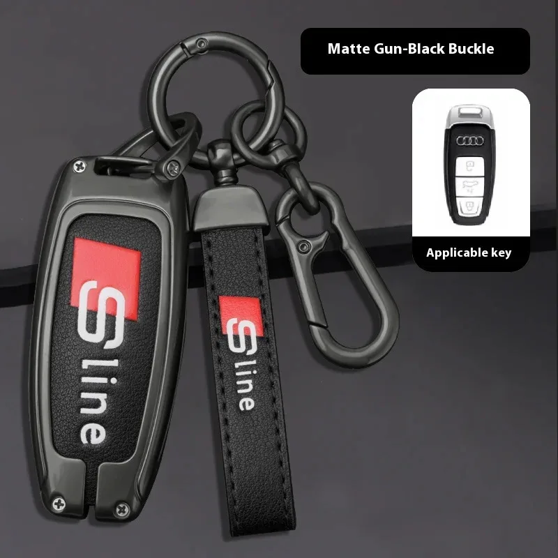 

Car Zinc Alloy Leather Car Key Cover Case For Audi ABT A1 A2 A3 A4 A5 A6 A7 A8 Q2 Q3 Q4 Q5 Q7 Q8 TT RS3 RS4 RS5 RS6 S3 S4 S line
