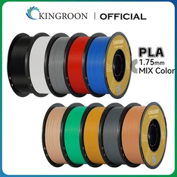 KINGROON PLA Filamento 1.75mm 5/10KG pla Plastica per stampante 3D, Standard 1 kg/rotolo Filamenti per stampa 3D Colore misto Spedizione locale