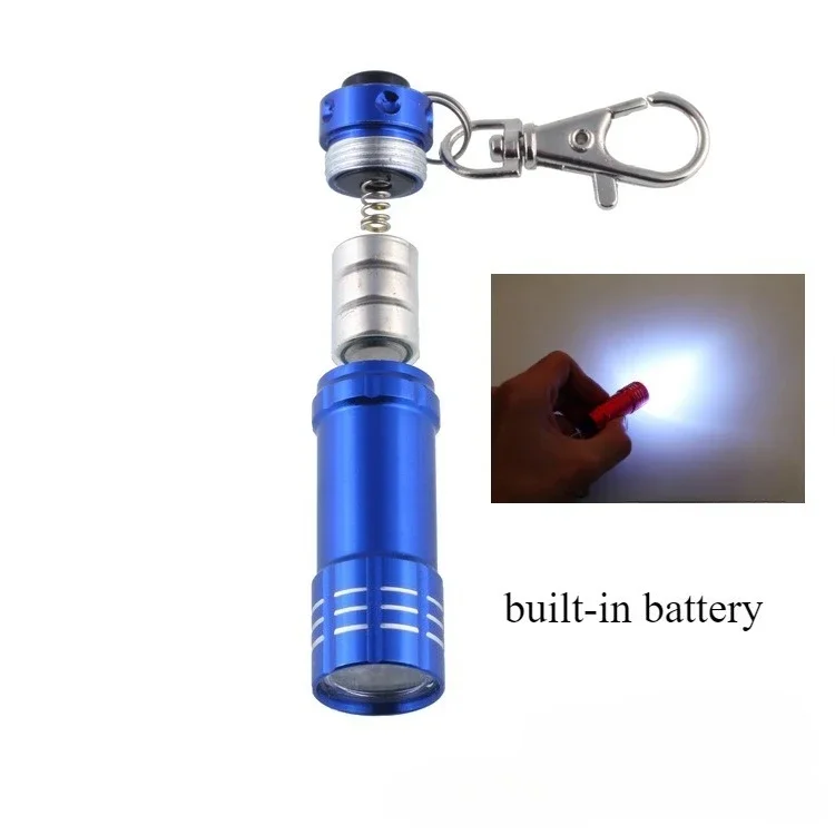 30PCS Free LOGO Keychain Flashlights Led Night Lights Engraving Text for Bussiness / Wedding / Party Gift