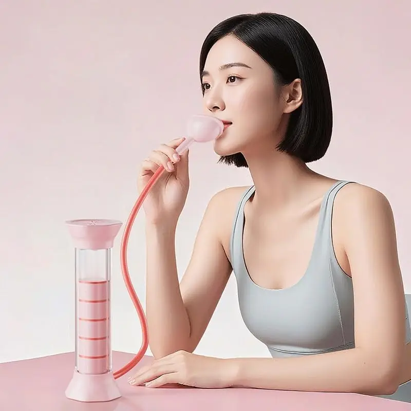 1 セット呼吸ダンベル腹筋トレーニング深呼吸ダンベル大人の肺活量トレーニングデバイスポータブルダンベル