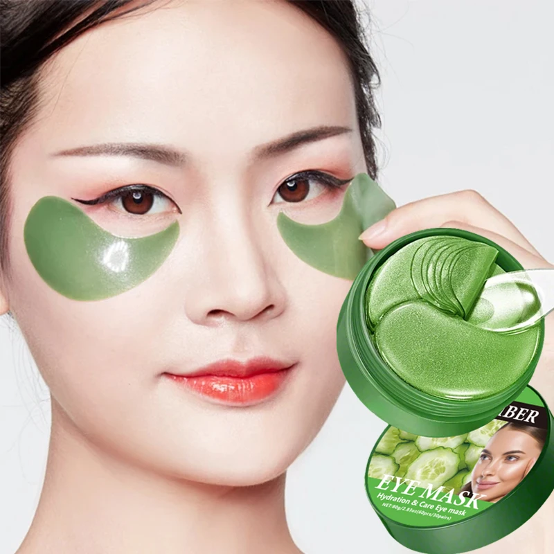 60Pcs Hydrating Refreshing Under-Eye Care Patches 80g Soothing Moisture for Fatigued Eye Skin Puffiness Relief