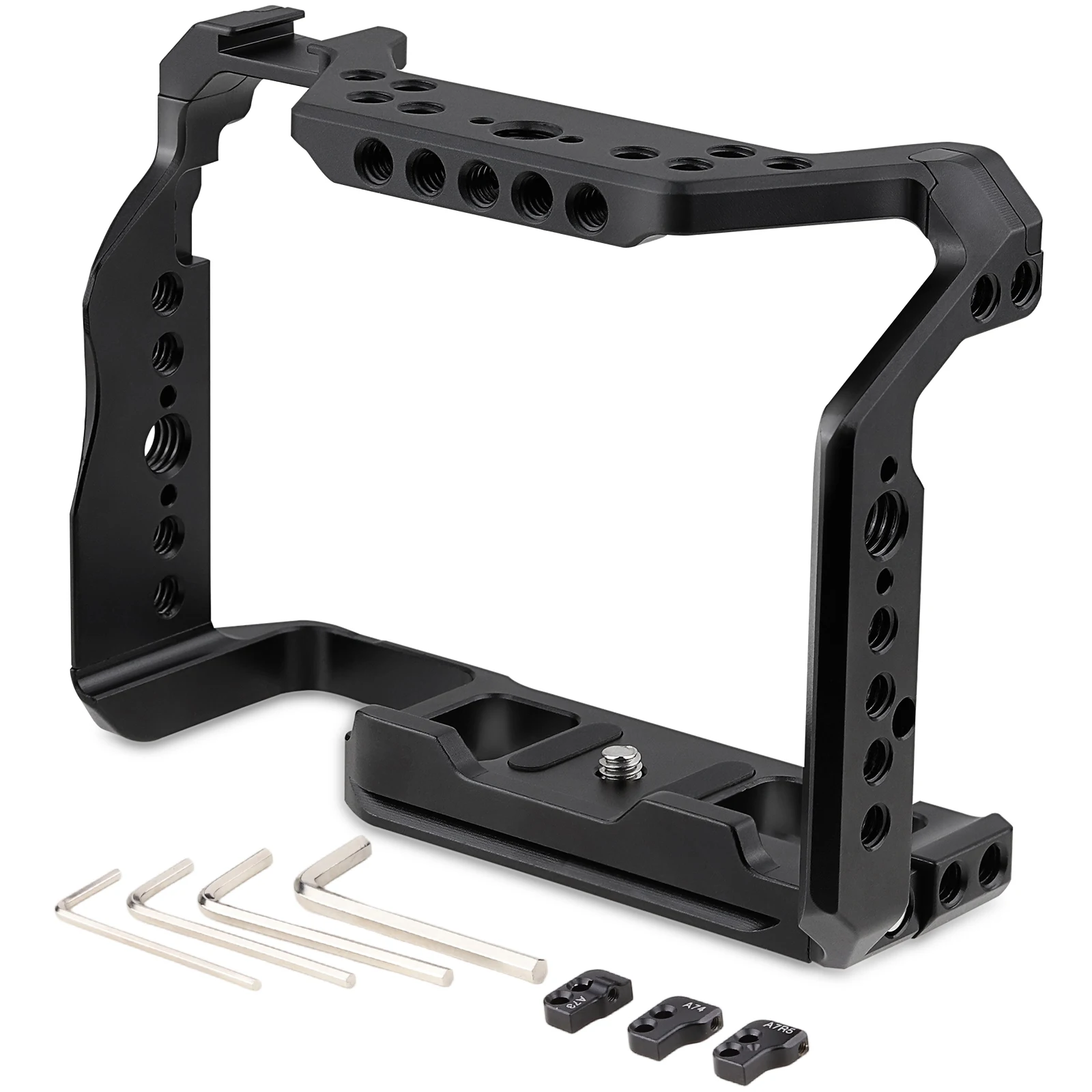 

Полный корпус камеры для Sony Alpha A7R5/A7M4/A7RIV/A7R4A/A7M3/A7S3/A1/A9II, удлинительное крепление, кронштейн для заполняющего света, съемка