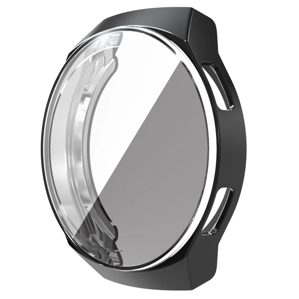 Funda para reloj Protección de pantalla completa Compatible con Gt Black Recortes precisos Material duradero Idea de regalo Caja para reloj