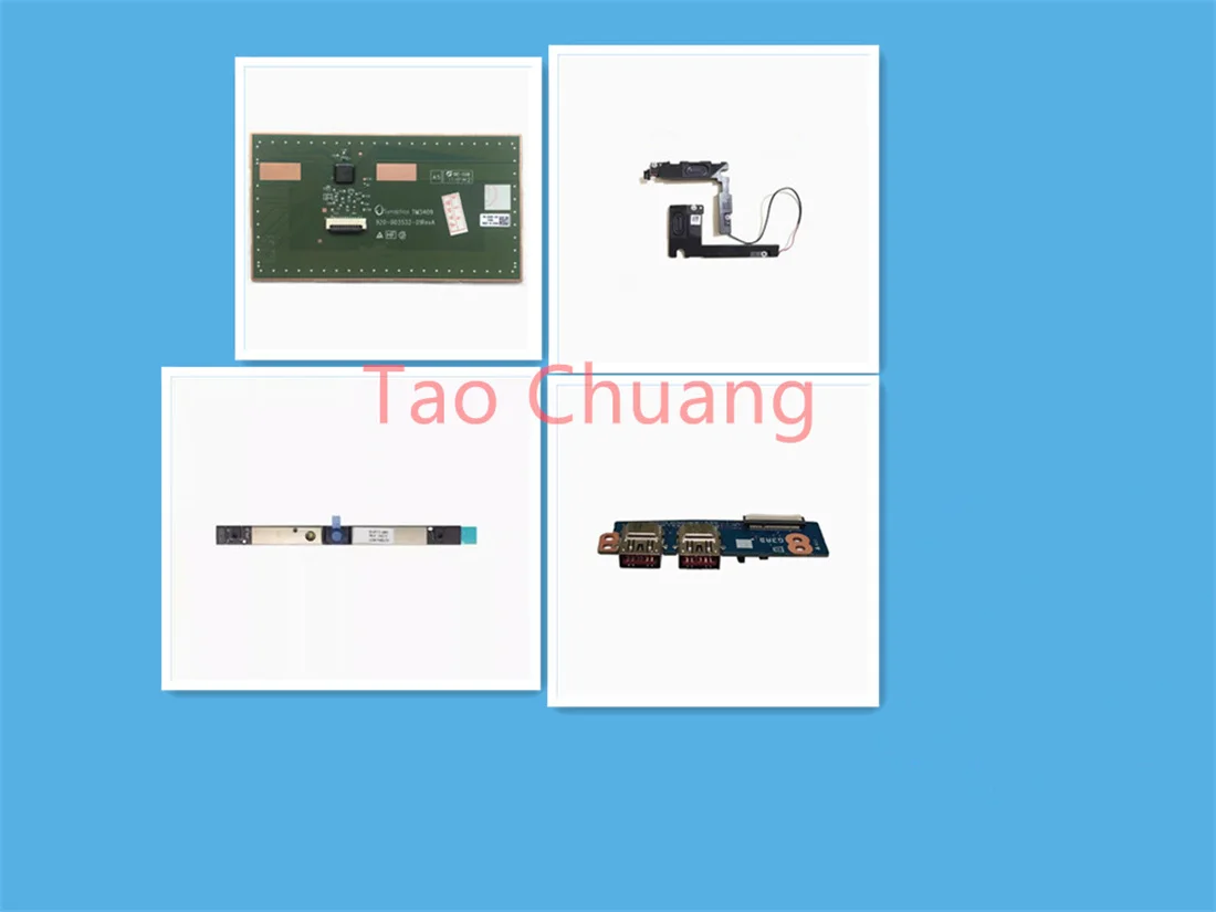 FOR HP Shadow Elf 3 15-CE TPN-Q194 Touchpad Speaker Camera USB Board DAG3AATBAE0