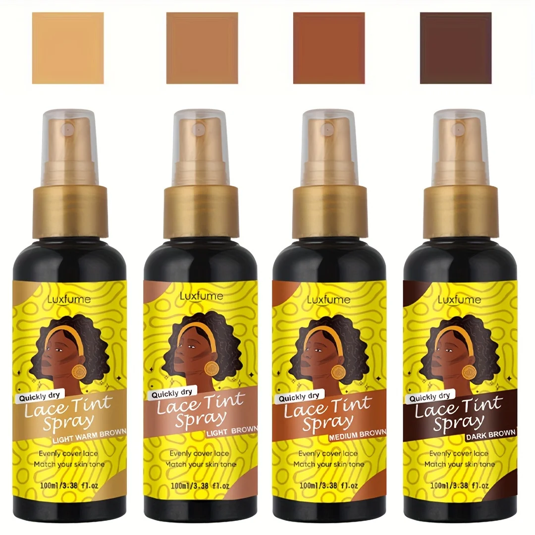

Lace Tint Spray For Wigs,Natural Root Touch Up Hair Spray,Long Lasting Lace Melt Spray,Matches The Skin Colour,Natural Looking